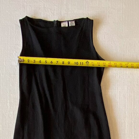 Vintage 1990s/2000s Armani Exchange Little Black Shift Dress - Size XS - Picture 5 of 8